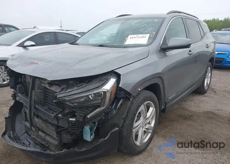 2019 GMC Terrain Sle из США, поврежденный, VIN 3GKALMEVXKL236995
